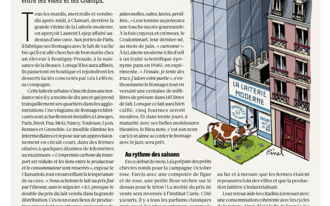 [VIE DU TERRITOIRE] 🧀  Et si le futur du fromage se fabriquait… en centre-ville ?